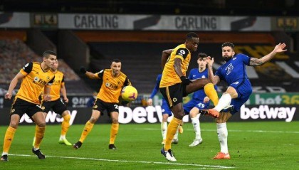  帕尔默世界波破门切尔西艰难战平狼队取一分